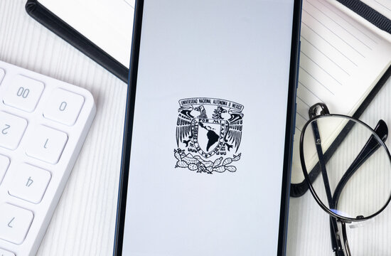 New York, USA - 30 June 2024: UNAM Logo or Icon on Phone Screen