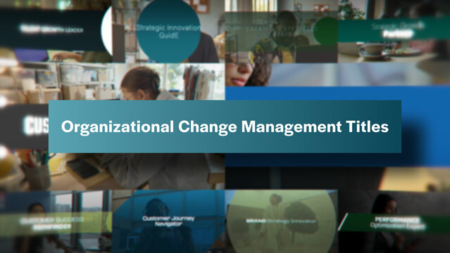 Organizational Change Management Titles | 10 Motion Titles with Control Panels