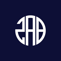 zab circle logo design
