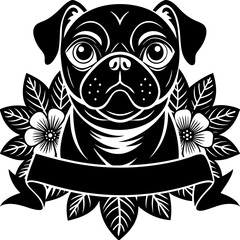 create a black and white illustration of a french