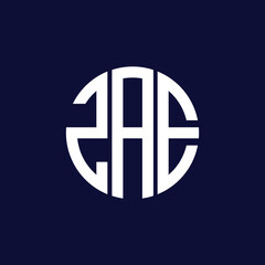 zae circle logo design