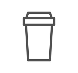 Drink related icon outline and linear vector.	
