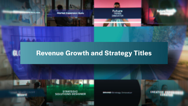 Revenue Growth and Strategy Titles | 10 Motion Titles with Control Panels