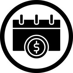 Payment Glyph Black Icon