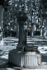 Former public drinking water fountain.