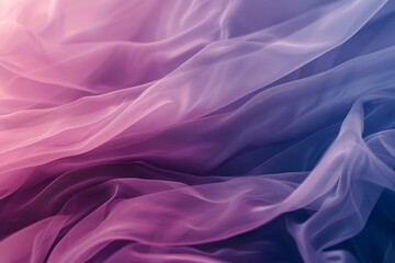 Fototapeta premium Beautiful soft purple and pink gradient background with flowing silk fabric