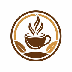 coffee logo vector art illustr