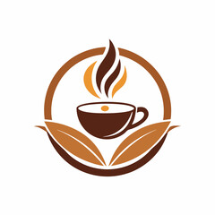 coffee logo vector art illustr