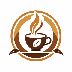 coffee logo vector art illustr