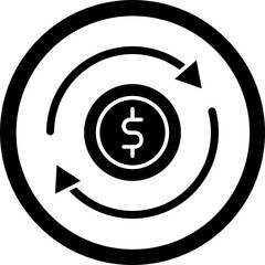 Business Glyph Black Icon