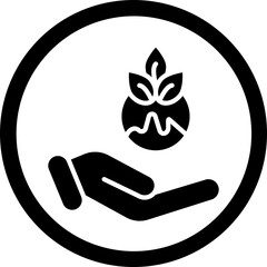 Environment Aid Glyph Black Icon
