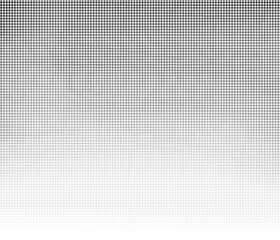 Transparency Halftone Effect. Black Gradient Fade Transparent