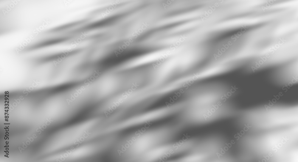 Poster Realistic transparent shadow from a leaf of a palm tree on the transparent background. Tropical leaves shadow. Mockup with palm leaves shadow
