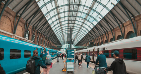 train station in the city