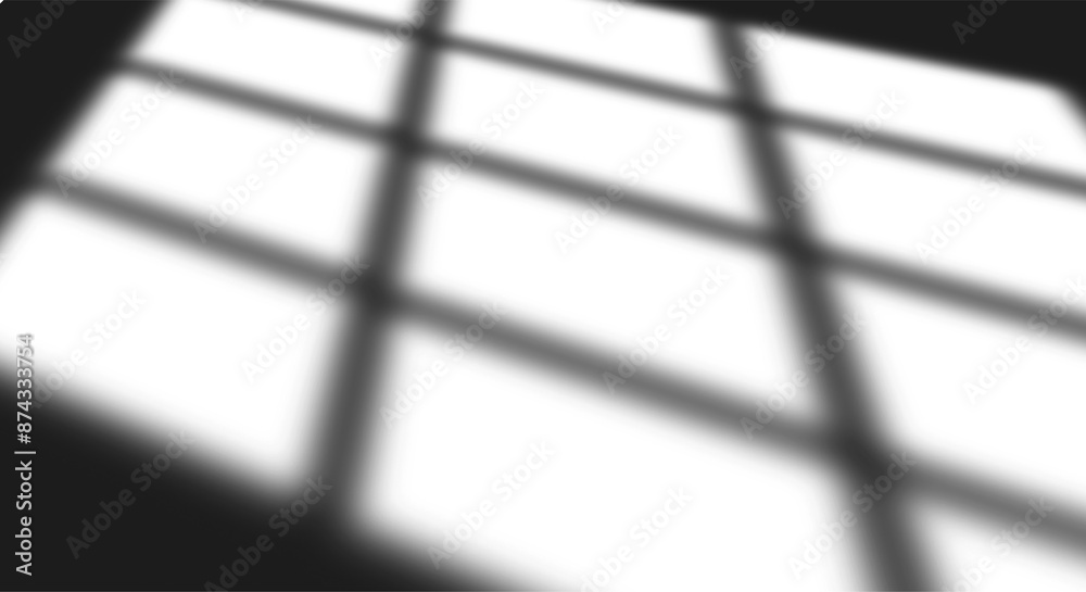 Poster leaves and window shadow overlay effect
