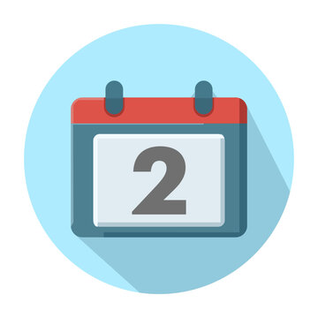 recommend clip art: Calendar icon concept, date element, date change on calendar, number of days remaining flat design concept illustration. simple modern graphic elements for blank state ui, infographics.