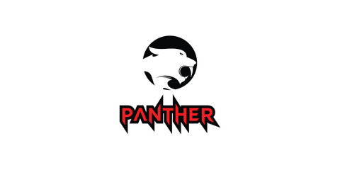 Creative panther logo design with unique concept , premium vector © arif