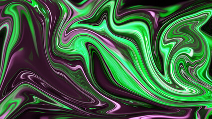 4K Abstract background of green slime. Mucus, radioactive, spooky ooze, and sticky liquid snots.