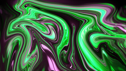 4K Abstract background of green slime. Mucus, radioactive, spooky ooze, and sticky liquid snots.