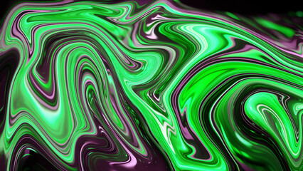 4K Abstract background of green slime. Mucus, radioactive, spooky ooze, and sticky liquid snots.