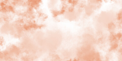 Orange beautiful and colorful watercolor background. Abstract fantasy smooth hand drawn digital art watercolor background with cloud smoke. Brushed painted grunge abstract background