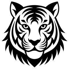Tiger logo icon vector illustration.