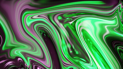 4K Abstract background of green slime. Mucus, radioactive, spooky ooze, and sticky liquid snots.