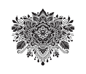 Mehndi lace vector design,awesome Mehndi lace svg,high resolution printable Mehndi lace artwork.