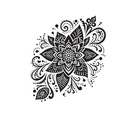 Mehndi lace vector design,awesome Mehndi lace svg,high resolution printable Mehndi lace artwork.