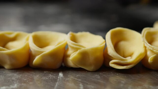 Composition Of Raw Stuffed Cappelletti 