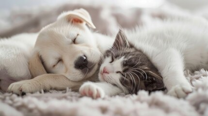 Fototapeta premium Sleeping Beauty and the Beast