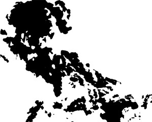 Obraz premium Rustic splash vector texture. Abstract background. Weathered surface and shape. Dirty and damaged backdrop.