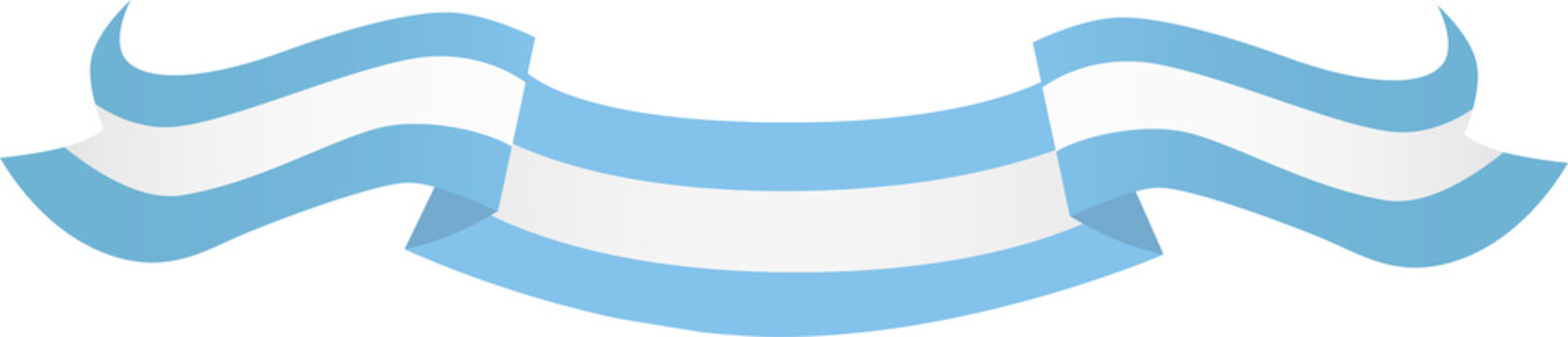 cinta con colores de la bandera Argentina