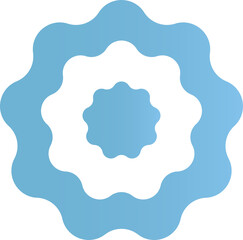 Escarapela Argentina celeste y blanco fondo transparente png