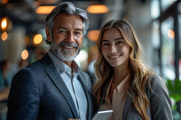 Business Professionals Discussing in Office