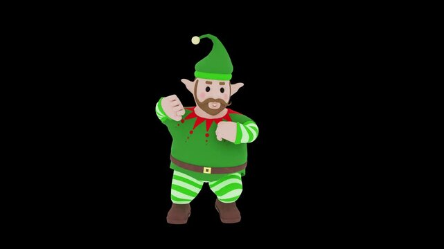 Elf Dancing 3D Animation