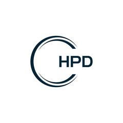 HPD logo. H P D design. White HPD letter. HPD, H P D letter logo design. H P D letter logo design in GOLD, GOLDEN LOGO, THREE, style. letter logo set in one artboard. H P D letter logo vector design.	