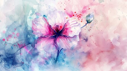 Watercolor Flower Painting