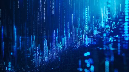 Abstract Digital Cityscape