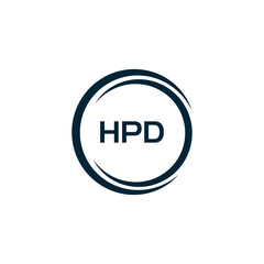 HPD logo. H P D design. White HPD letter. HPD, H P D letter logo design. H P D letter logo design in GOLD, GOLDEN LOGO, THREE, style. letter logo set in one artboard. H P D letter logo vector design.	