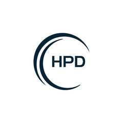 HPD logo. H P D design. White HPD letter. HPD, H P D letter logo design. H P D letter logo design in GOLD, GOLDEN LOGO, THREE, style. letter logo set in one artboard. H P D letter logo vector design.	