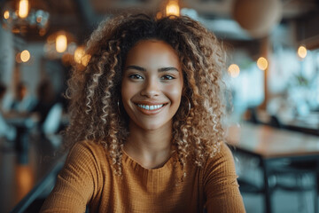 diverse smiling businesspeople with laptops in open space office tech creativity Nikon style shallow depth soft lighting