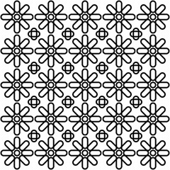 Batik Geometric Seamless Patterns Collection