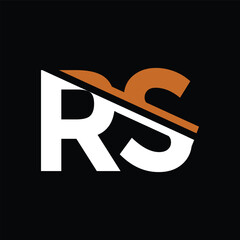 rs logo design vector
