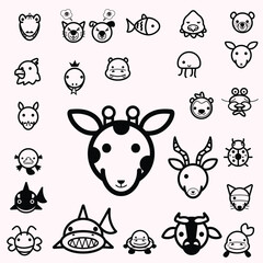 Animales new vector design