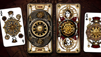 Steampunk Poker Deck