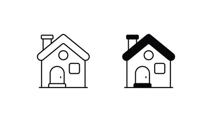Real Estate icon design with white background stock illustration