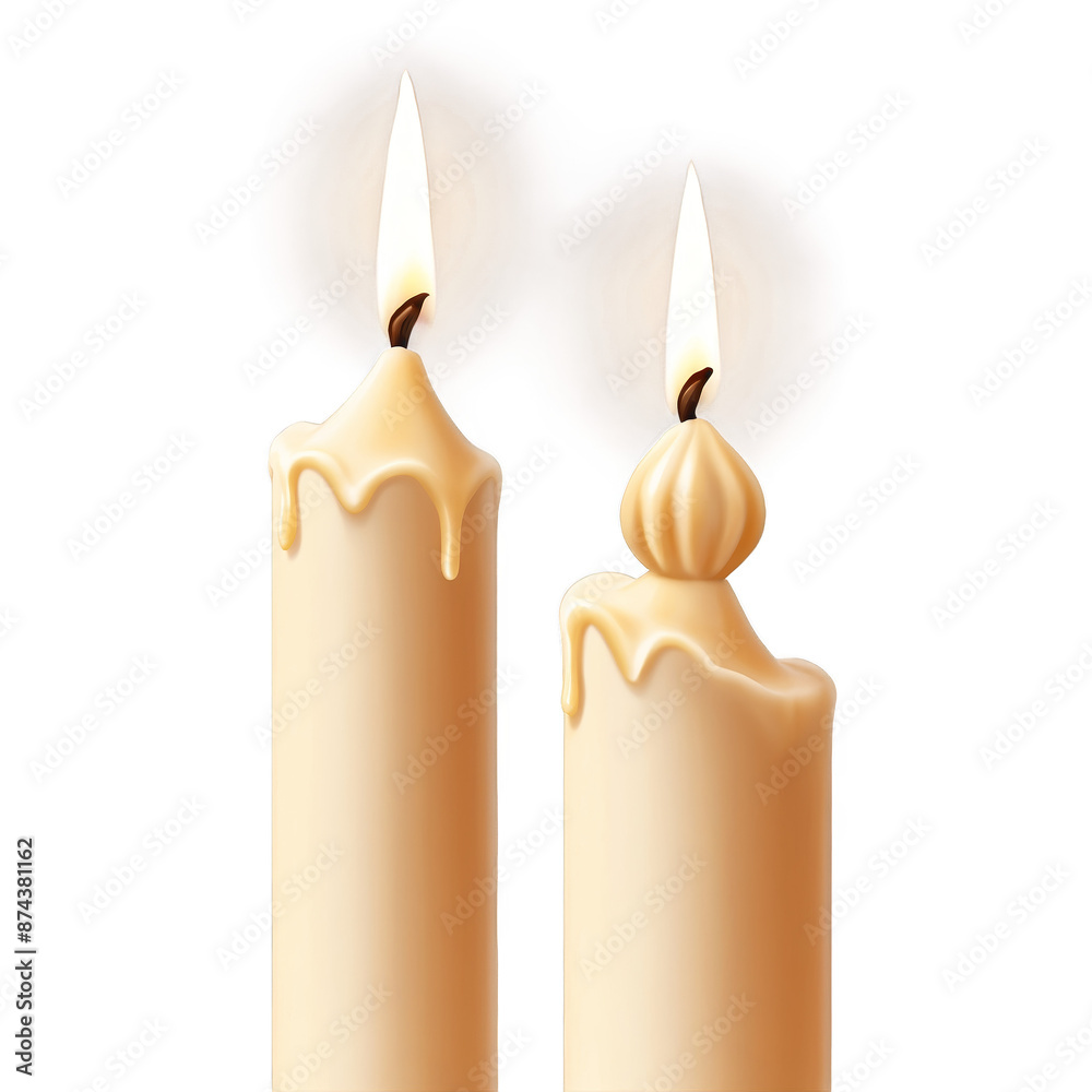 Poster The candles are natural white in color and vary in height contributing to the overall elegant and dramatic effect..