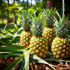 pineapple on the market