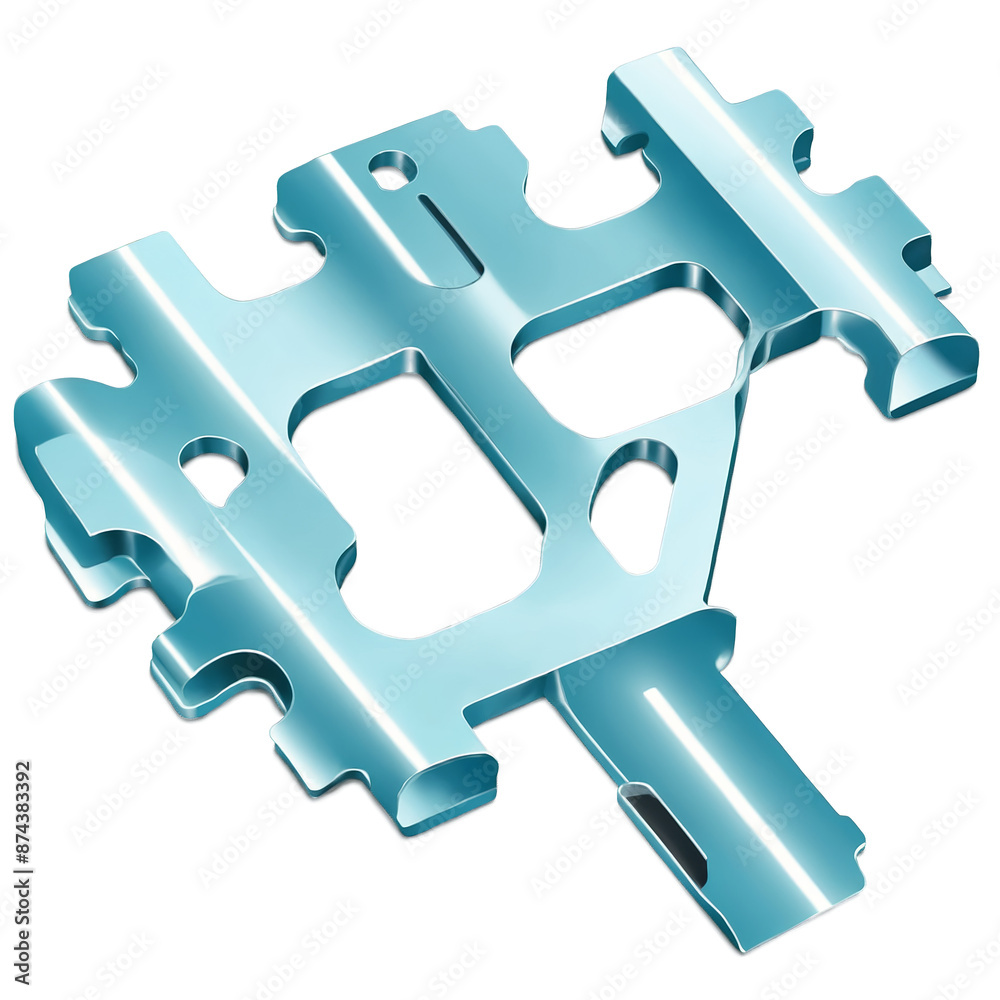 Poster An assemblage of interlocking plates made from metal designed for the purpose of exchanging thermal energy between two separate substances..